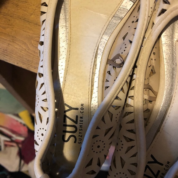 White pointed toe shoes for summer new - Picture 3 of 3